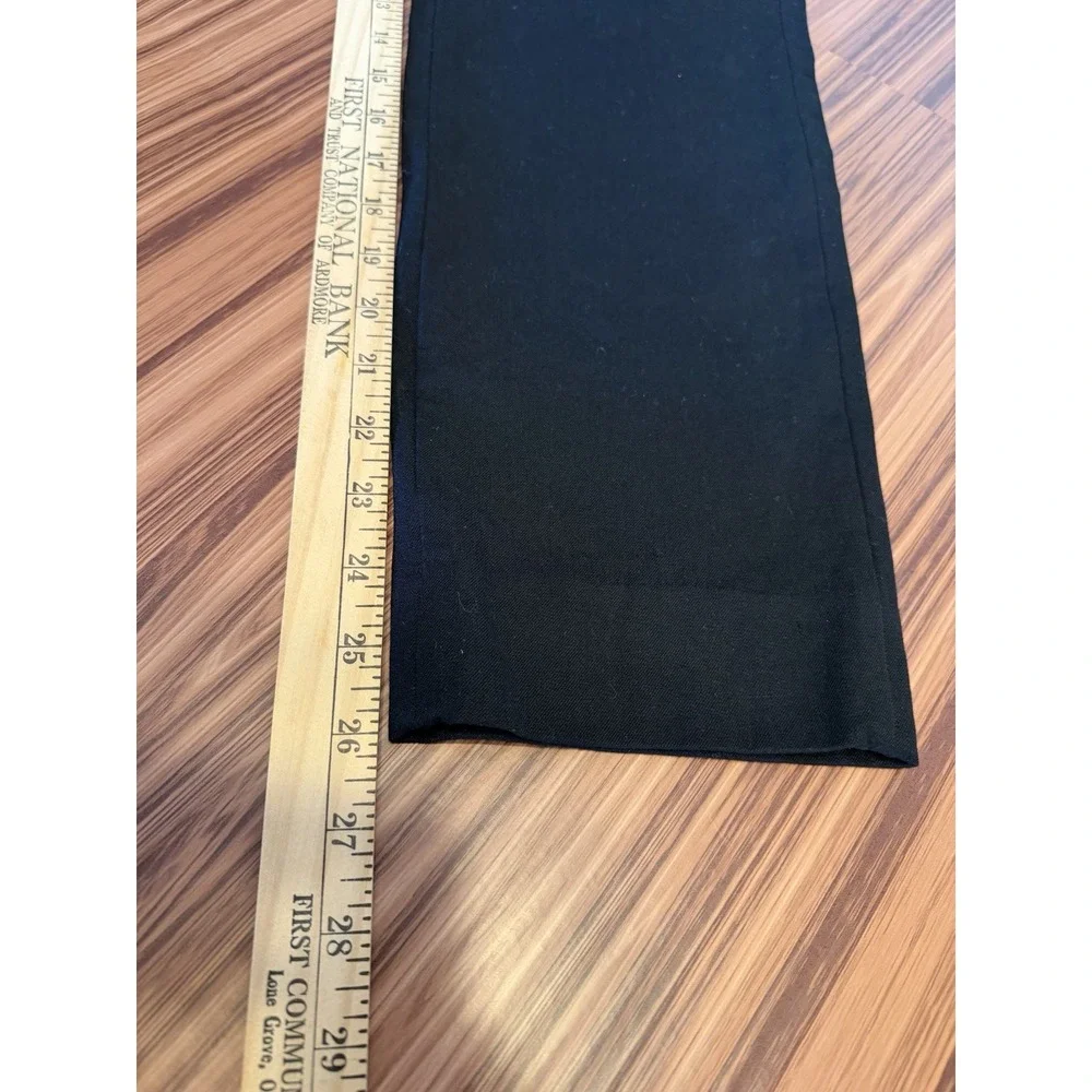 Banana Republic Curvy Pants‎ Black Size 8 Dark Academia Minimalist Career
